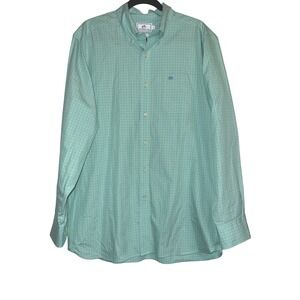Southern Tide Mens L Long‎ Sleeve Button Down Shirt Classic Fit Plaid